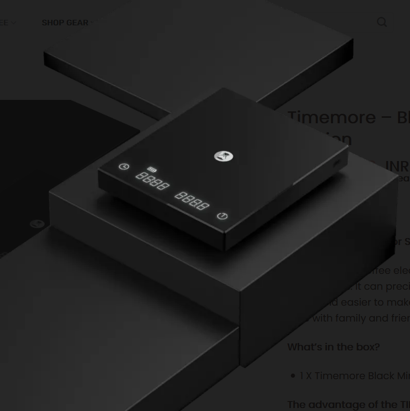 Timemore Black Mirror Coffee Scale – Foreword